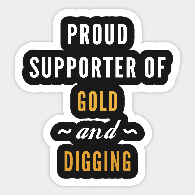 Gold And Digging Sticker by nobletory